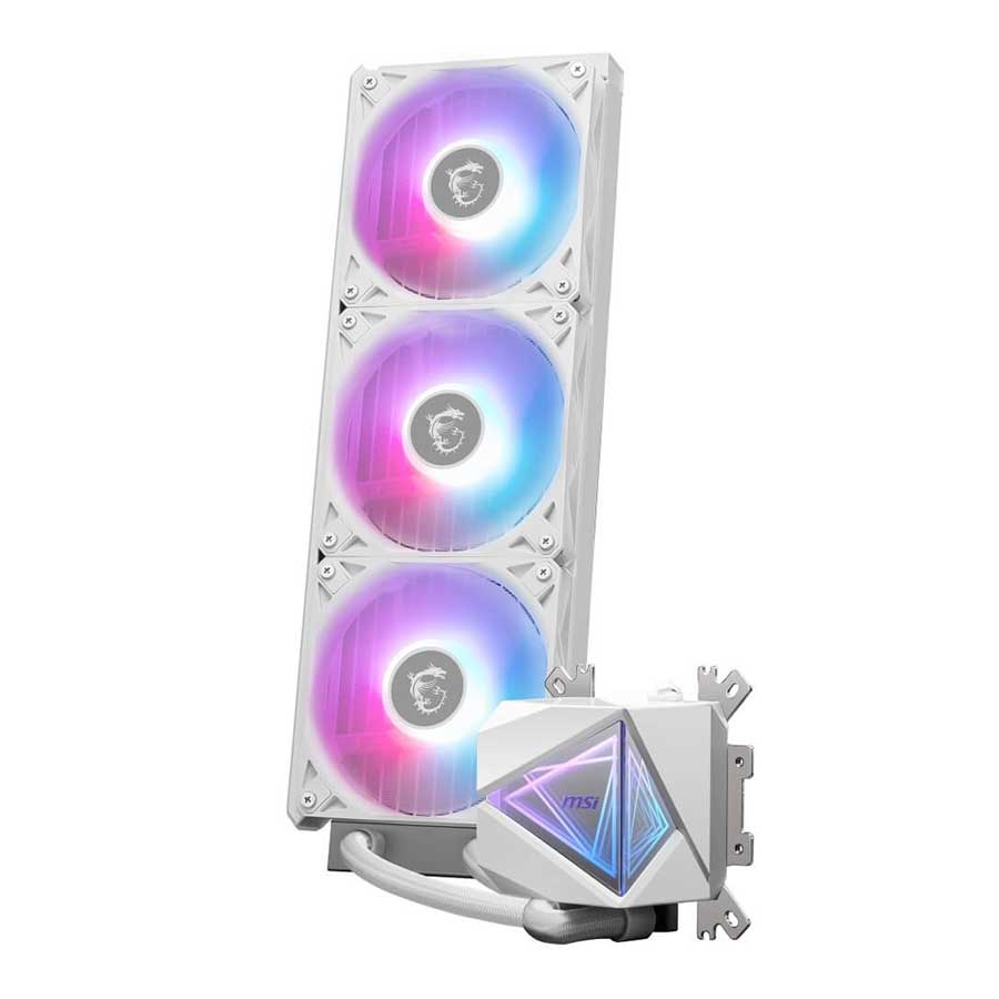 خنک کننده مایع پردازنده ام اس آی مدل MAG CORELIQUID I360 WHITE ARGB