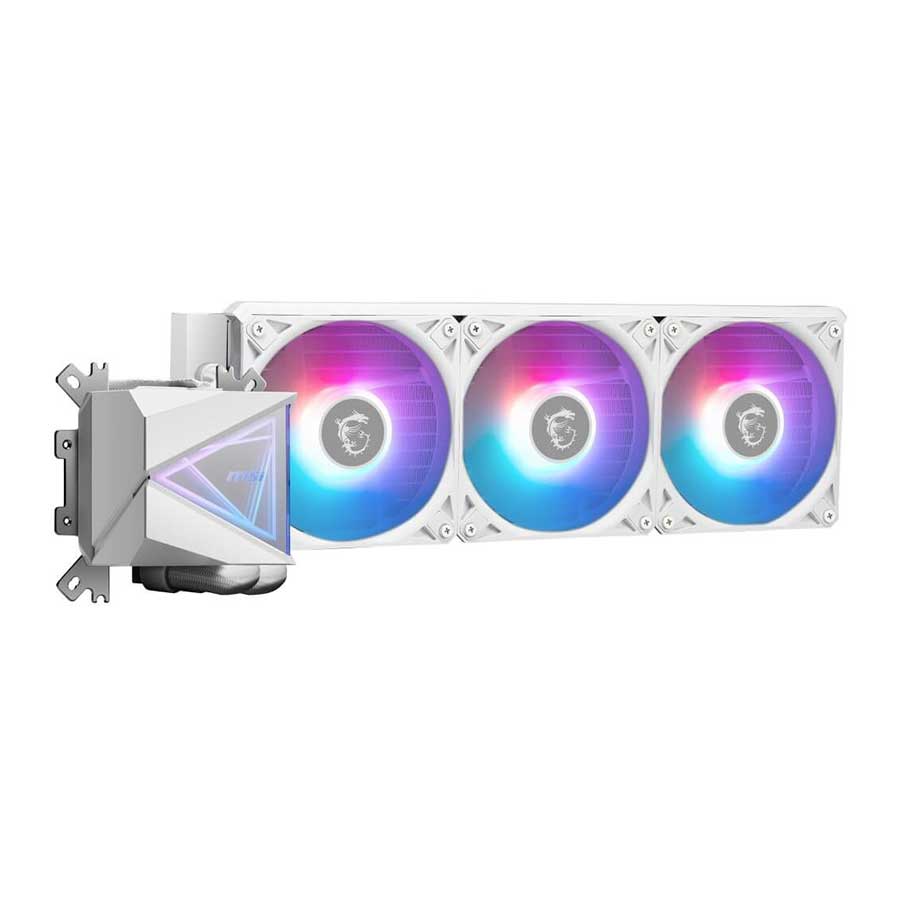 خنک کننده مایع پردازنده ام اس آی مدل MAG CORELIQUID I360 WHITE ARGB
