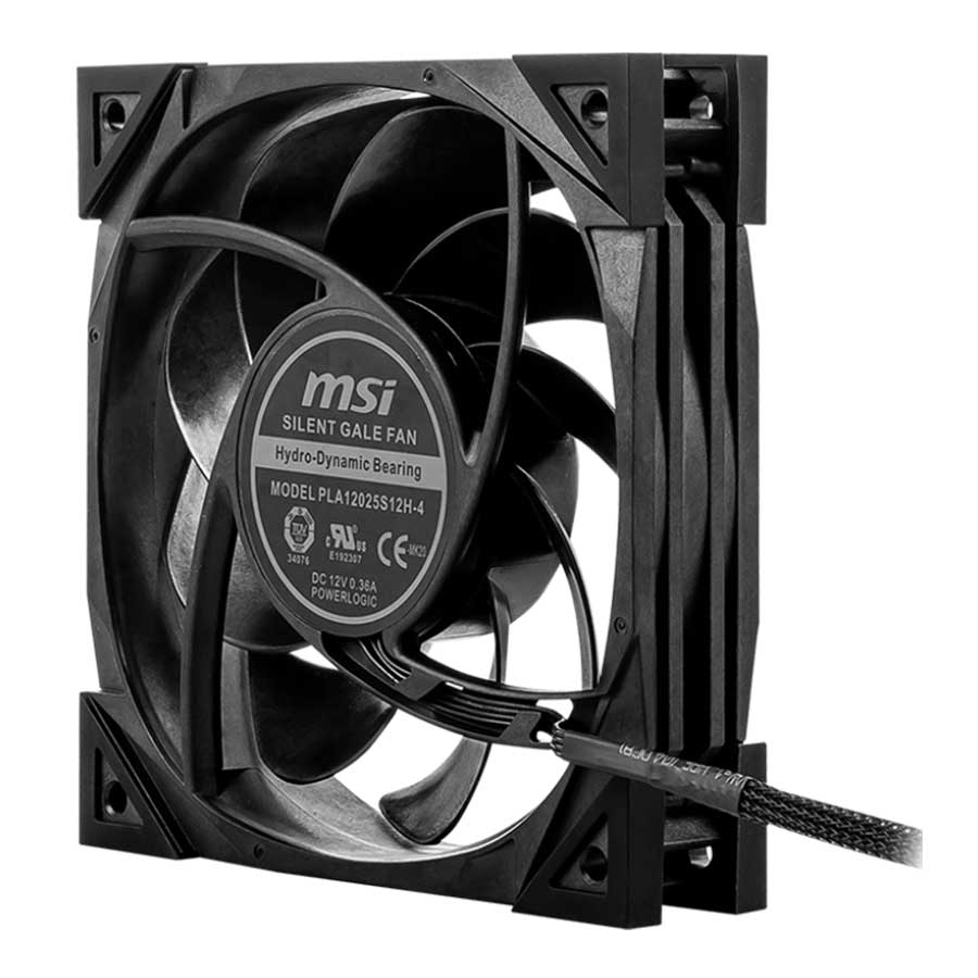 فن خنک کننده کیس ام اس آی مدل MEG SILENT GALE P12