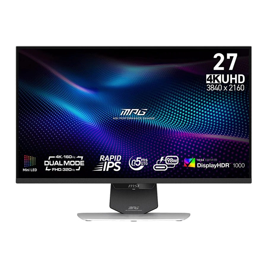 MSI MPG 274URDFW E16M 27-Inch Rapid IPS Gaming Monitor مانیتور گیمینگ 27 اینچ ام اس آی