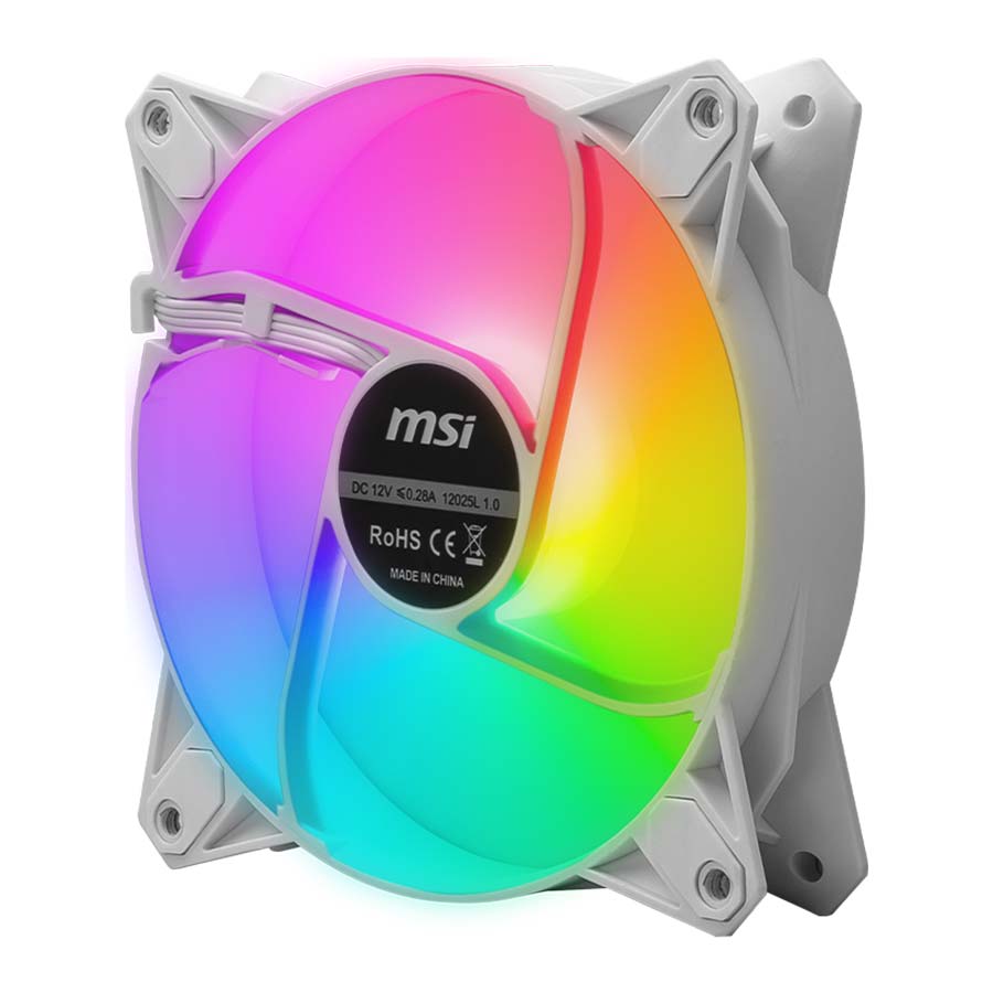 فن خنک کننده کیس ام اس آی مدل MPG F120 ARGB-3W