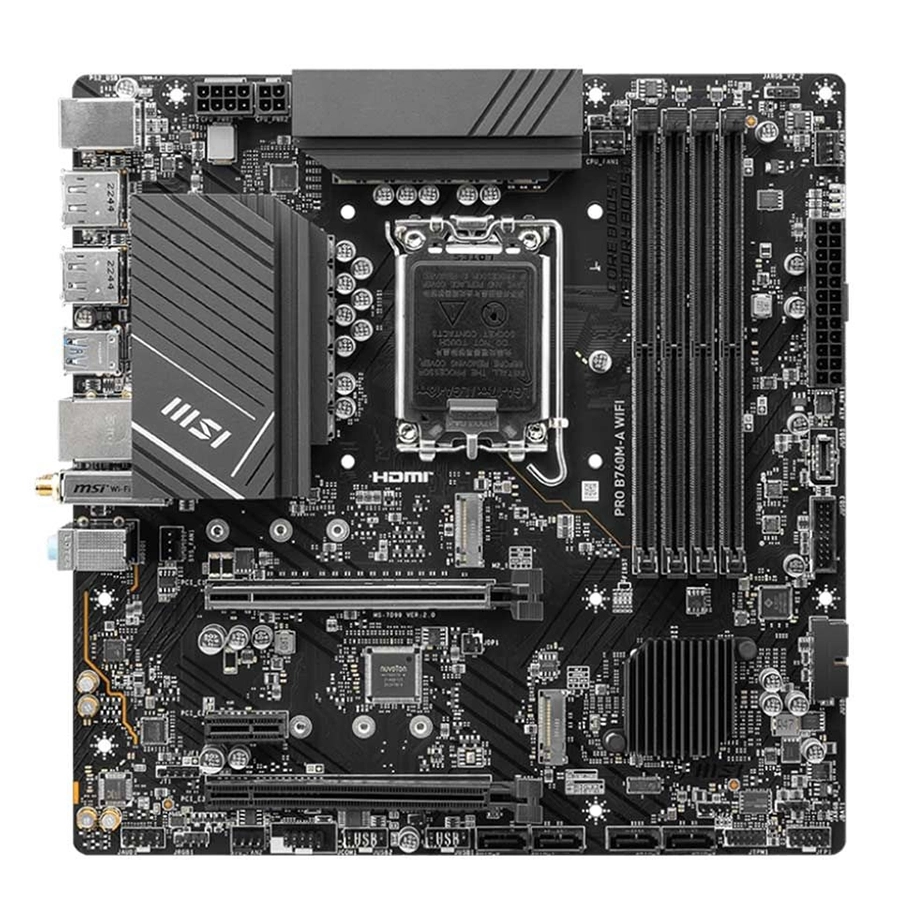 مادربرد ام اس آی مدل PRO B760M-A WIFI DDR5
