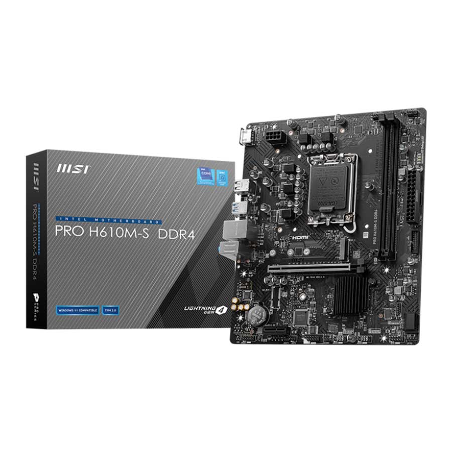 مادربرد ام اس آی مدل PRO H610M-S DDR4