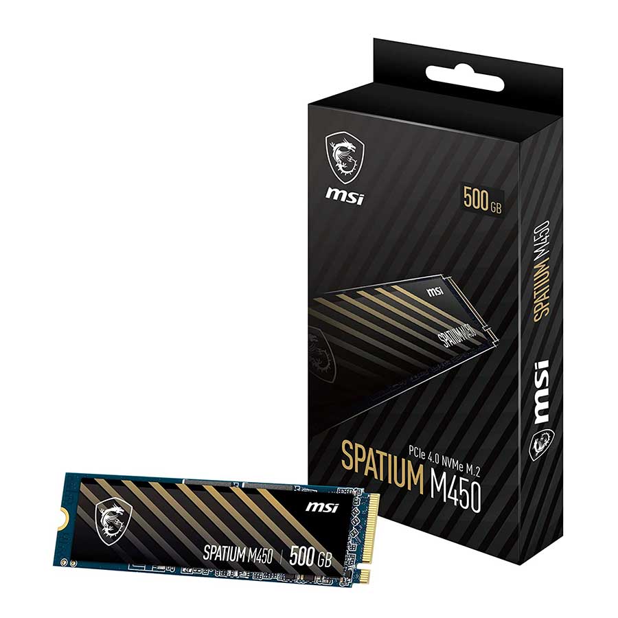 اس اس دی 500 گیگابایت ام اس آی مدل SPATIUM M450 PCIe 4.0 NVMe M.2