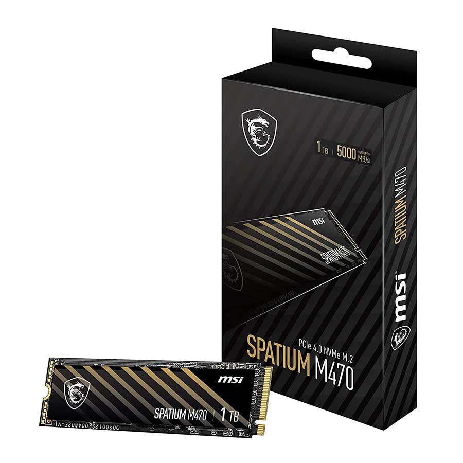 اس اس دی 1 ترابایت ام اس آی مدل SPATIUM M470 PCIe 4.0 NVMe M.2