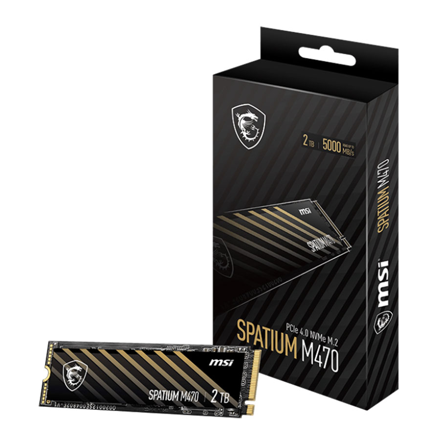 اس اس دی 2 ترابایت ام اس آی مدل SPATIUM M470 PCIe 4.0 NVMe M.2