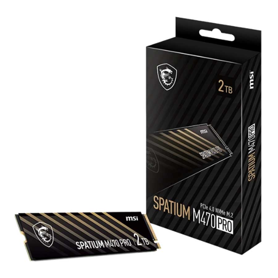 اس اس دی 2 ترابایت ام اس آی مدل SPATIUM M470 Pro PCIe 4.0 NVMe M.2