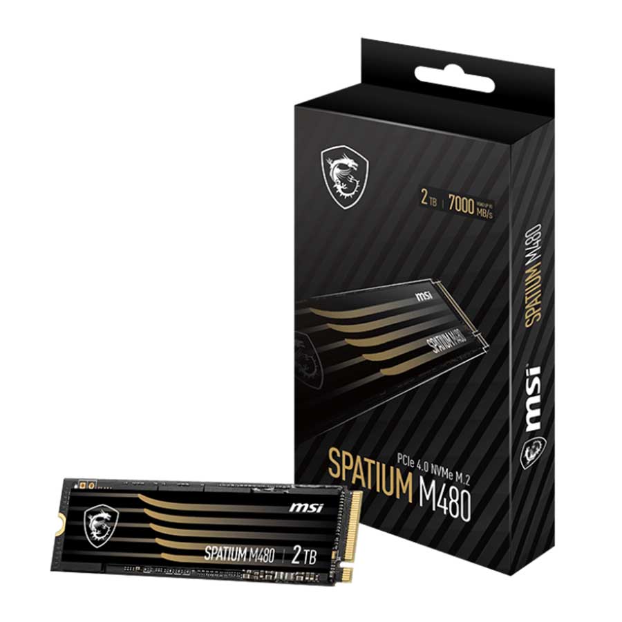 اس اس دی 2 ترابایت ام اس آی مدل SPATIUM M480 PCIe 4.0 NVMe M.2