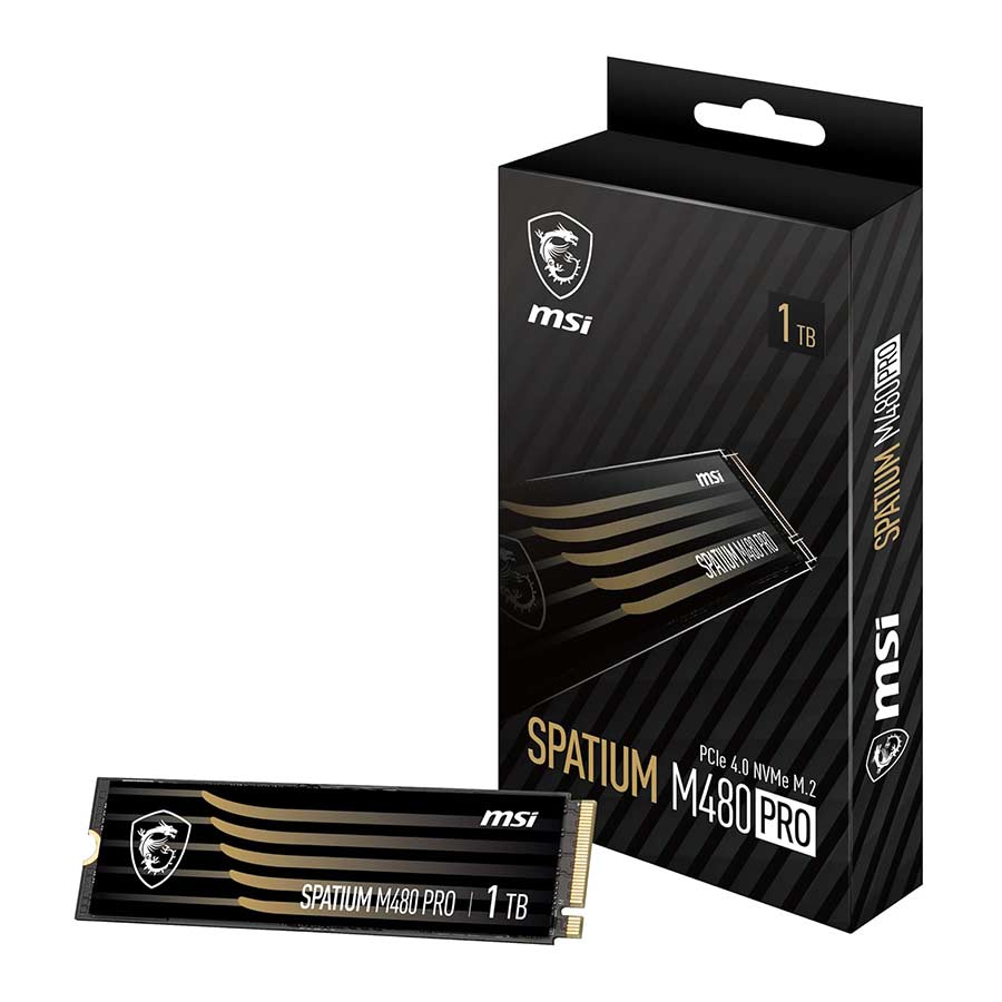 اس اس دی 1 ترابایت ام اس آی مدل SPATIUM M480 PRO PCIe 4.0 NVMe M.2 2280