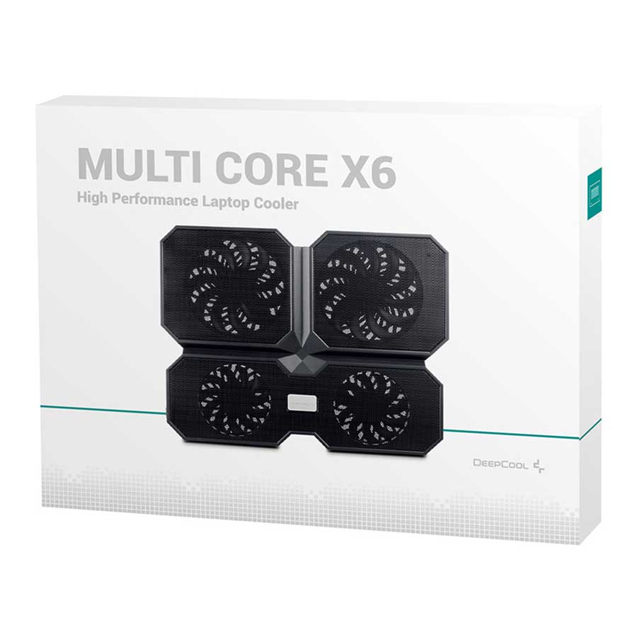 پایه خنک کننده لپ تاپ دیپ کول مدل MULTI CORE X6