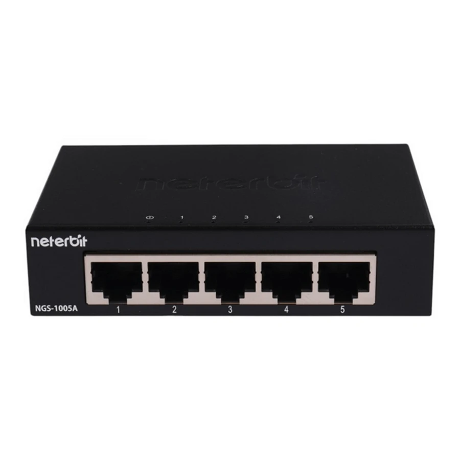 Neterbit NES-1005A 5-Port 10/100Mbps Unmanaged Network Switch سوييچ 5 پورت گیگابیت نتربیت