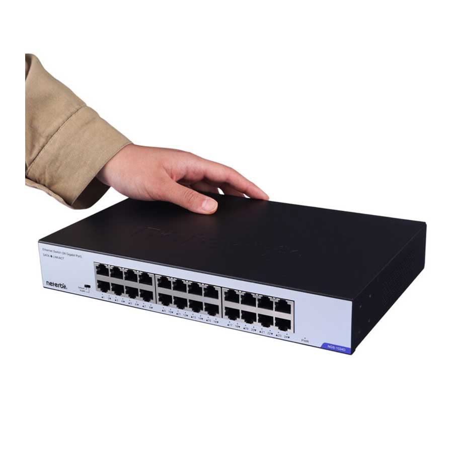 سوييچ 24 پورت گیگابیت نتربیت مدل NGS-1024D