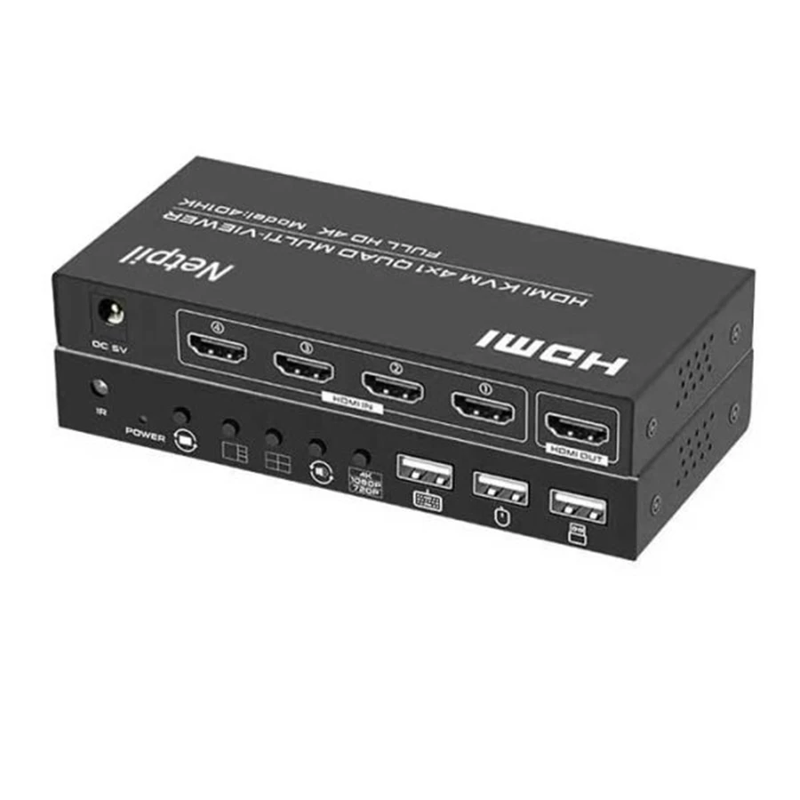 سوييچ 4 پورت HDMI KVM نت پیل
