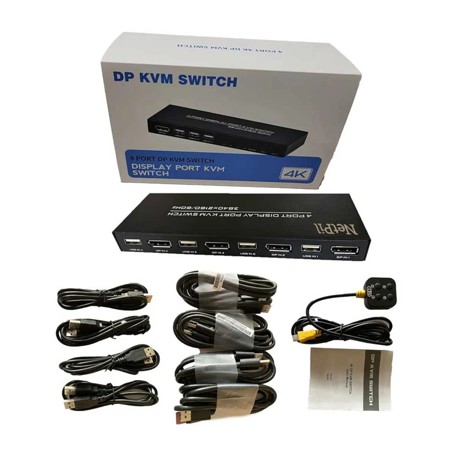 سوييچ  4 پورت DisplayPort نت پیل