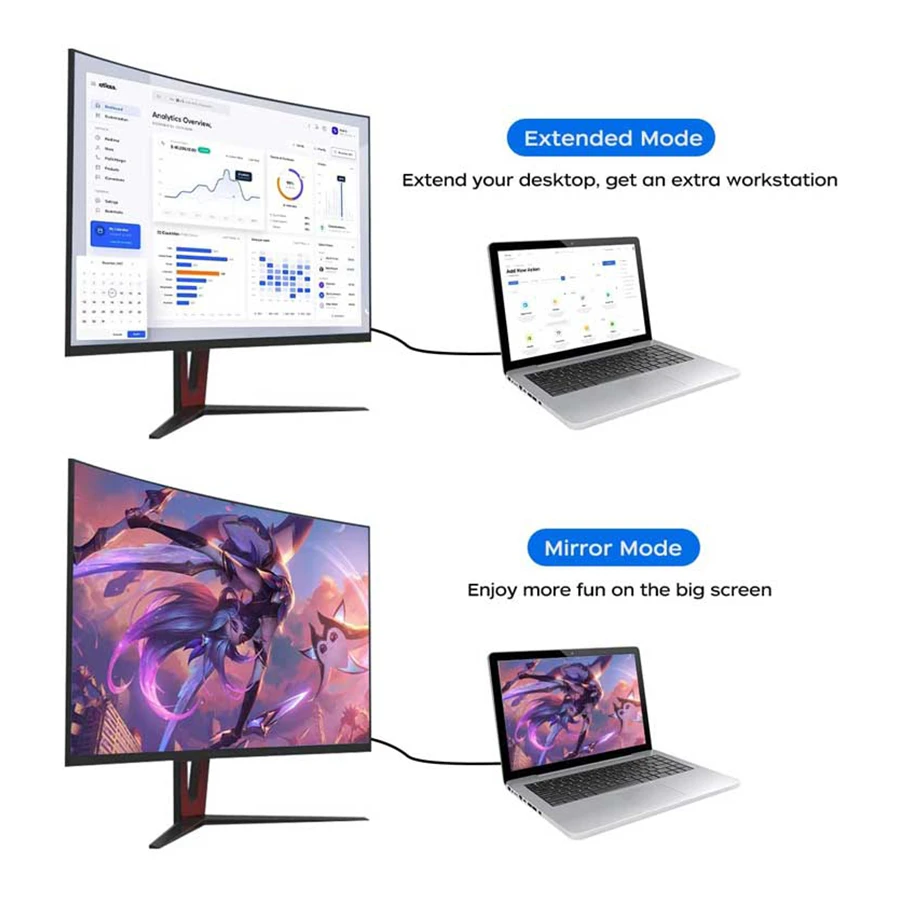 کابل تبدیل 1.8 متری HDMI به DISPLAY PORT نت پیل