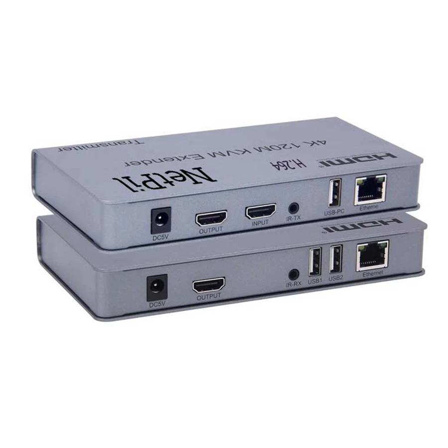 سوييچ 2 پورت HDMI KVM EXTENDER نت پیل