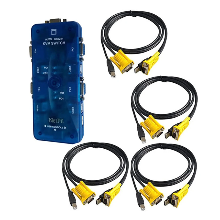 سوييچ 4 پورت KVM نت پیل
