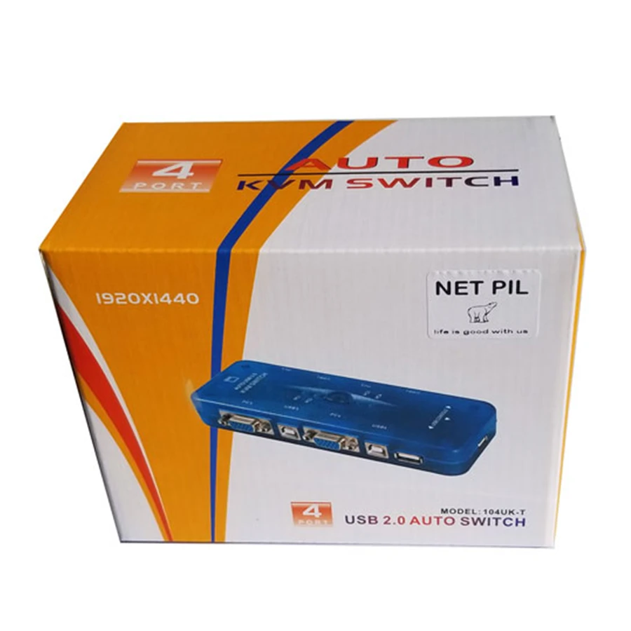 سوييچ 4 پورت KVM نت پیل