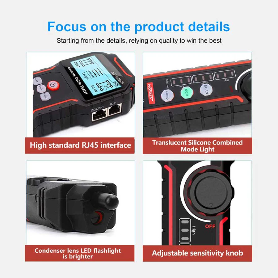 تستر کابل شبکه نت پیل