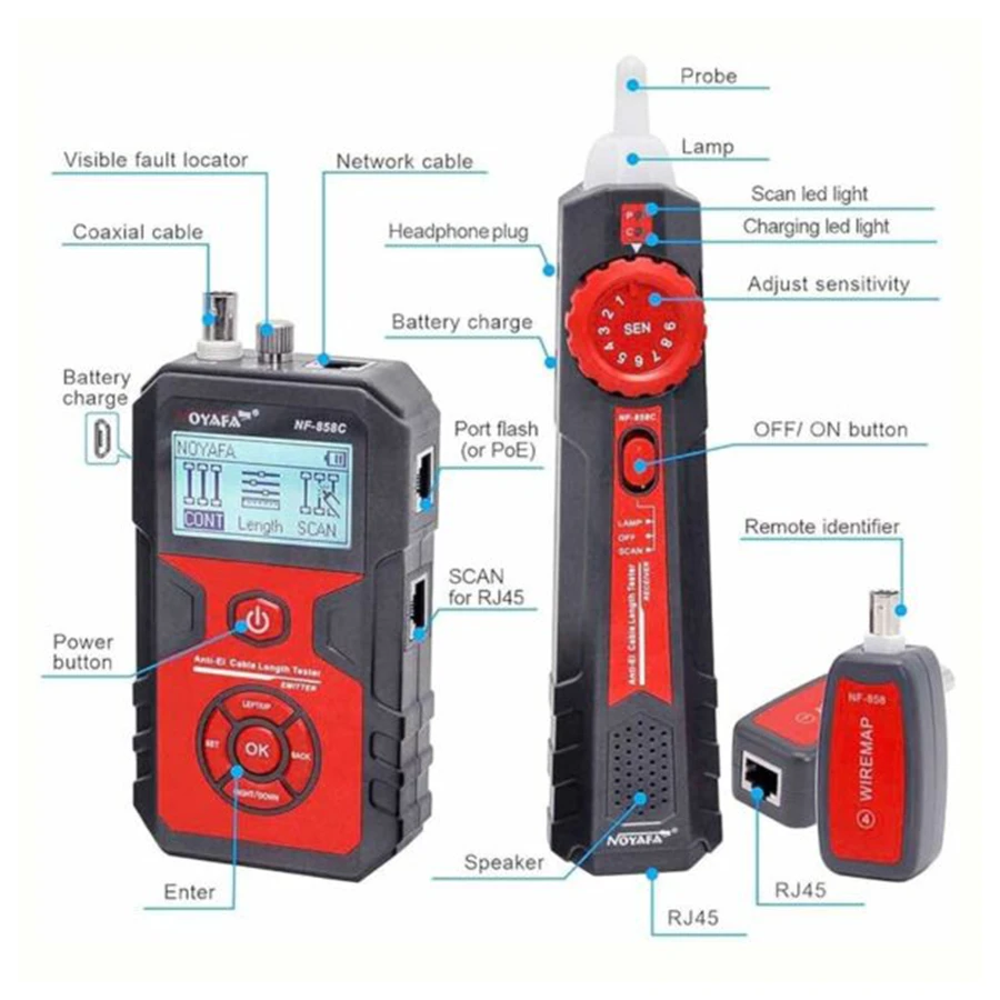 تستر کابل شبکه نت پیل