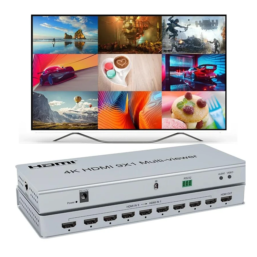 سوييچ 10 پورت کواد ویوئر 8*1 نت پیل