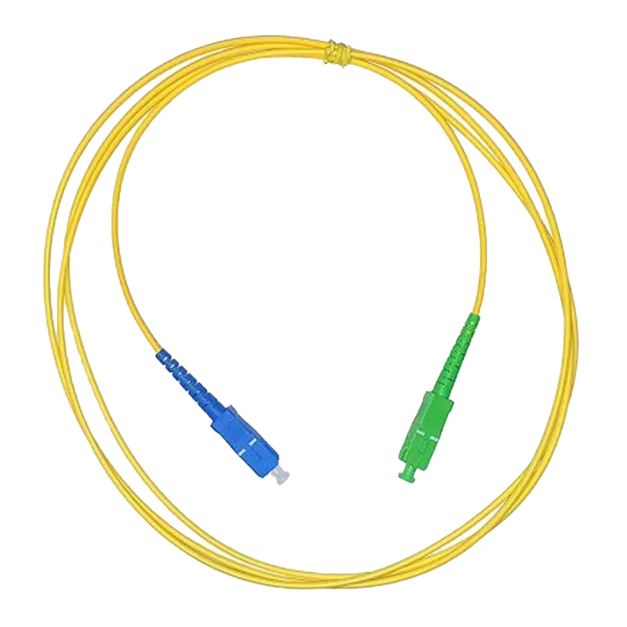 Nexans SC/UPC SC/APC Single Mode Simplex 1m Optical Fiber Patch cord پچ کورد 1 متری فیبر نوری نگزنس سیمپلکس سینگل مود