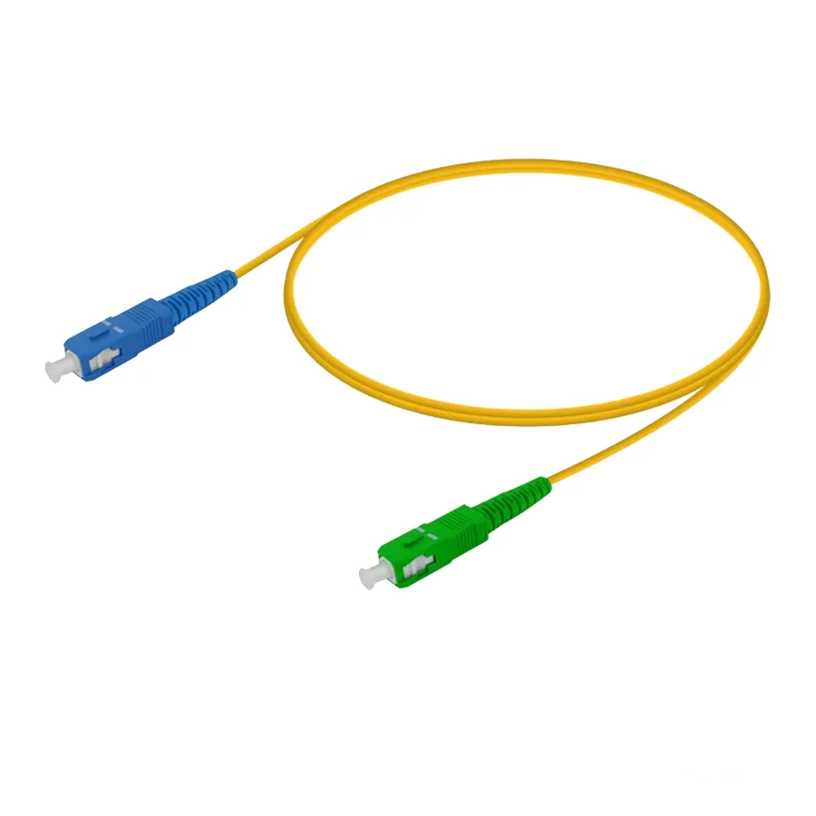 Nexans SC/UPC SC/APC Single Mode Simplex 3m Optical Fiber Patch cord پچ کورد 3 متری فیبر نوری نگزنس سیمپلکس سینگل مود