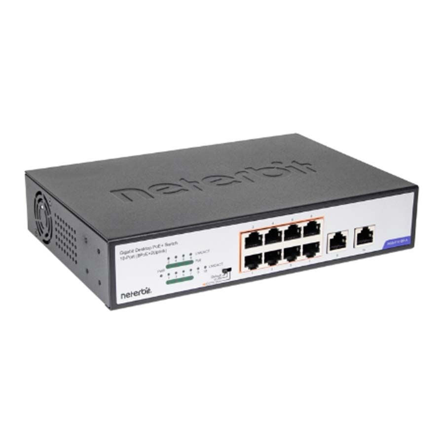 سوييچ 10 پورت گیگابیت نتربیت مدل NGS-F1010P-A