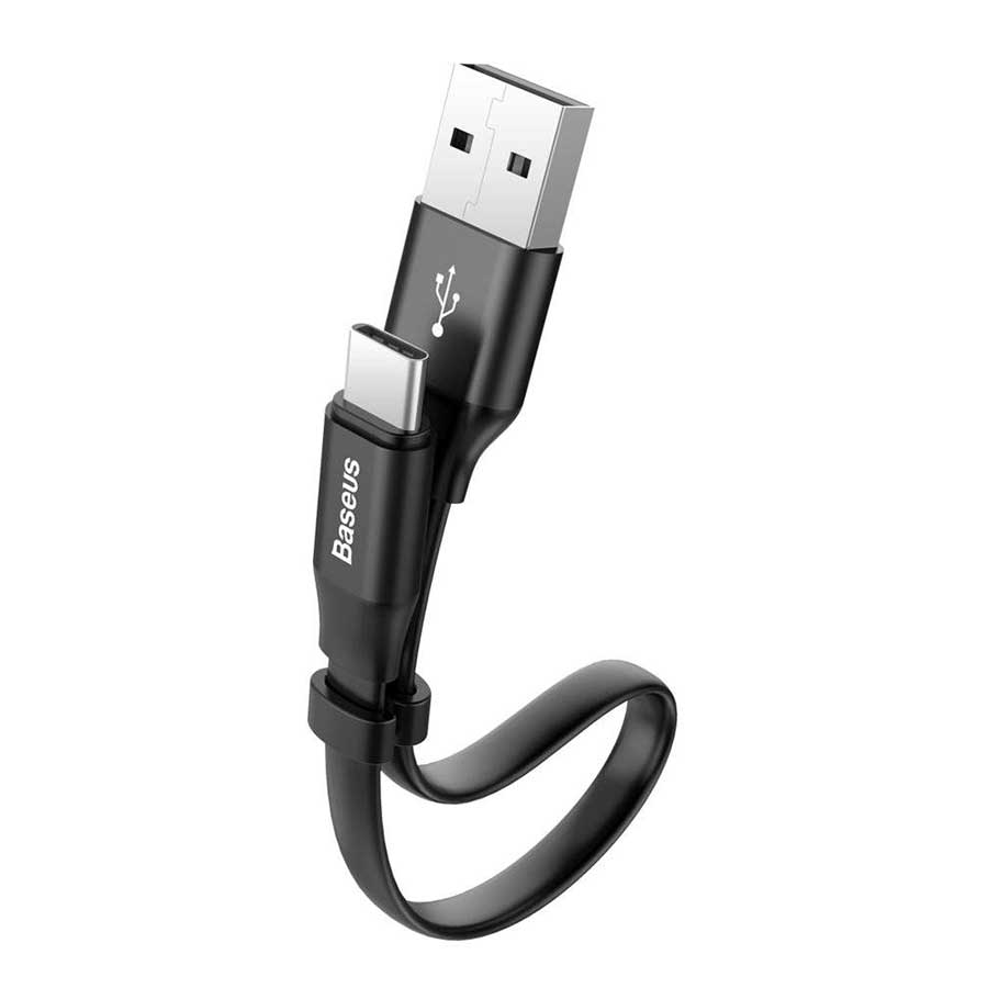 کابل تبدیل 0.23 متری USB به USB-C باسئوس مدل Nimble CATMBJ-01