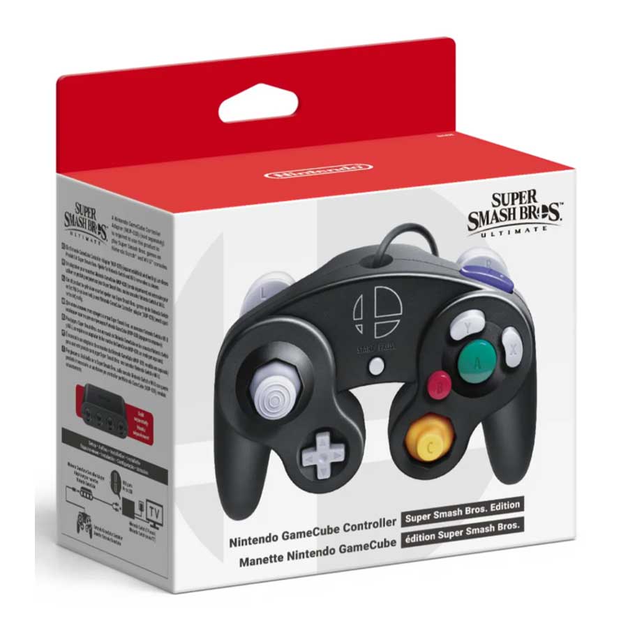 دسته بازی باسیم نینتندو سوییچ مدل GameCube Controller Super Smash Bros Edition