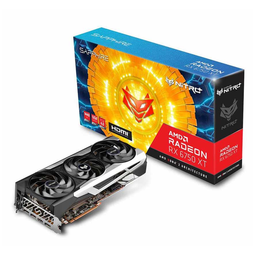 کارت گرافیک سافایر مدل NITRO+ AMD Radeon RX6750 XT 12GB