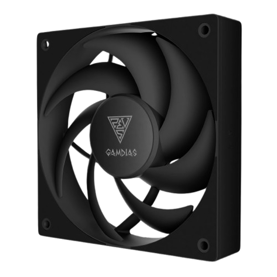 Gamdias NOTUS M1-1203 3-in-1 Computer Case Fan فن خنک کننده کیس کامپیوتر گیم دیاس