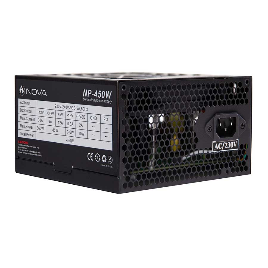پاور کامپیوتر 450 وات نوا مدل NP-450