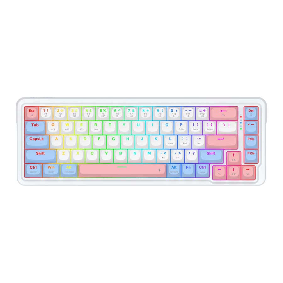 کیبورد گیمینگ بی‌سیم ردراگون مدل NOVA PRO K709 RGB