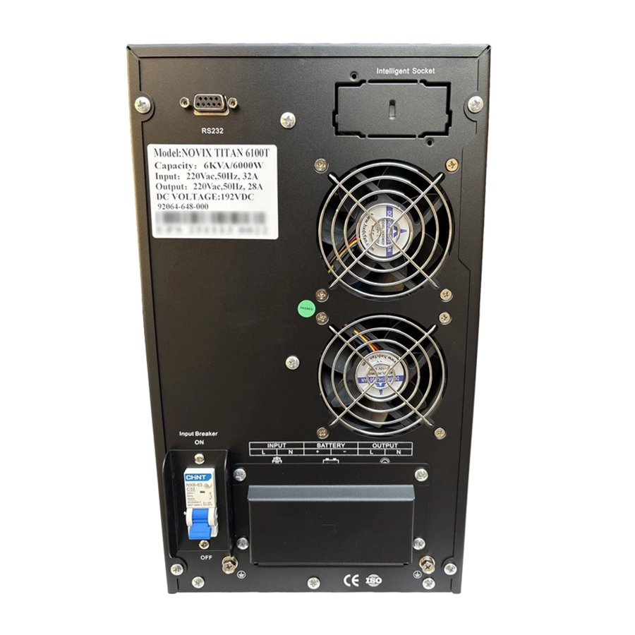 دستگاه یو پی اس و برق اضطراری نویکس مدل TITAN 6100T توان 6000 ولت آمپر