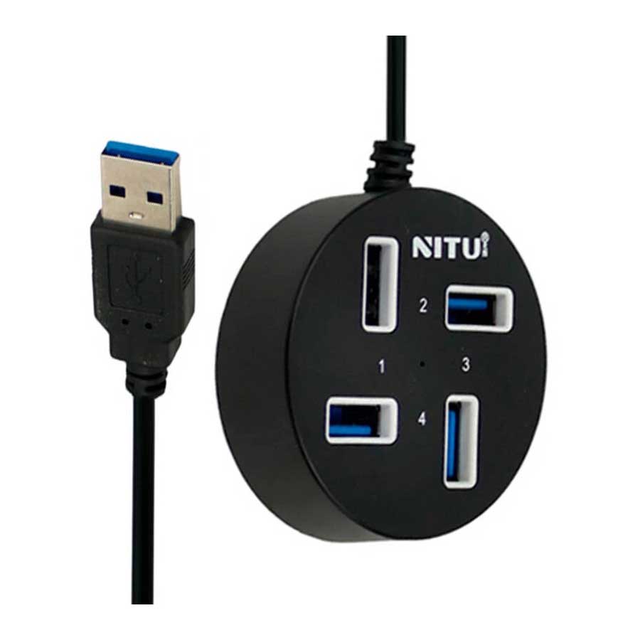 هاب USB چهار پورت نیتو مدل NT-HUB01