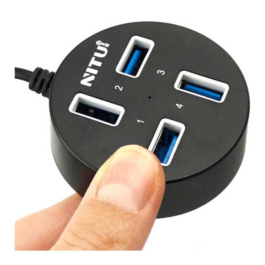 هاب USB چهار پورت نیتو مدل NT-HUB01