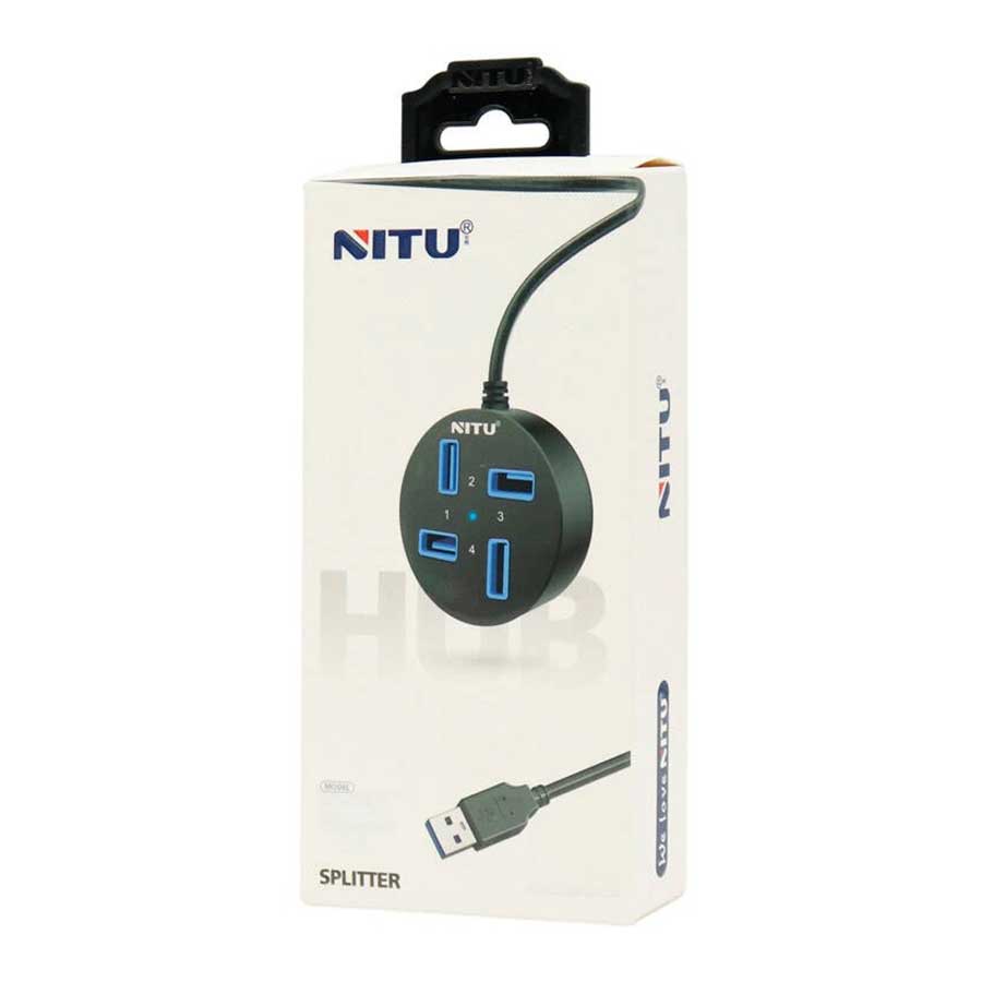 هاب USB چهار پورت نیتو مدل NT-HUB01