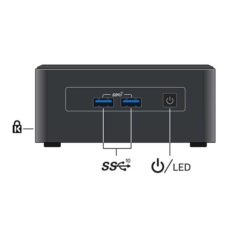 کامپیوتر کوچک اینتل NUC 11i5 TNH