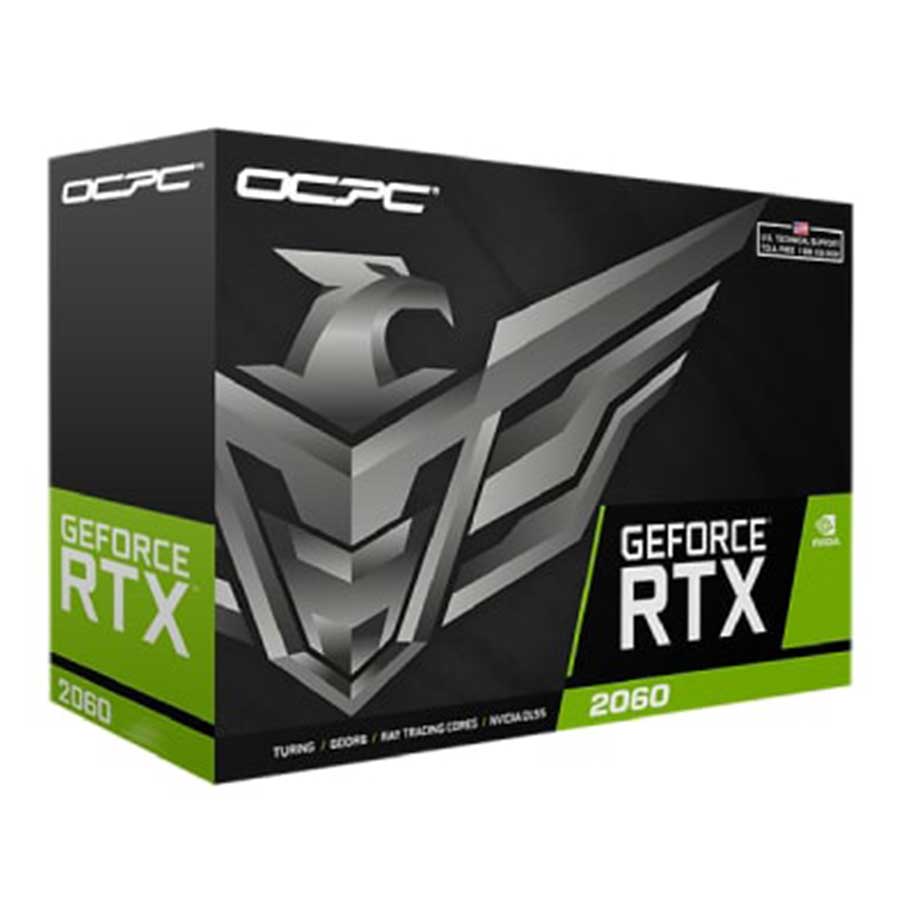 کارت گرافیک اوسی پی سی مدل GeForce RTX2060 6GB GDDR6