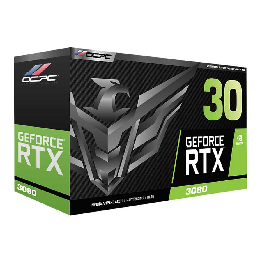 کارت گرافیک اوسی پی سی مدل GeForce RTX3080 10GB GDDR6X