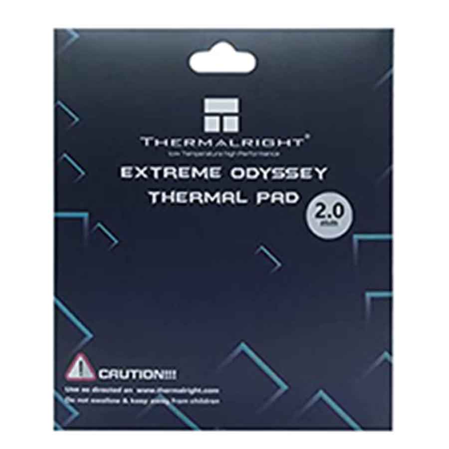 ترمال پد سلیلکونی کارت گرافیک ماینر ترمال رایت مدل ODYSSEY قطر 2 و طول 12×12 میلی متر