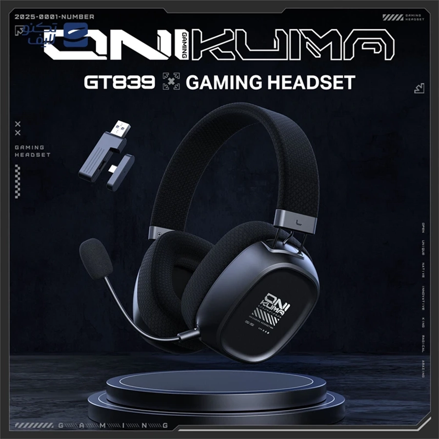 هدست گیمینگ بی سیم اونیکوما مدل GT839