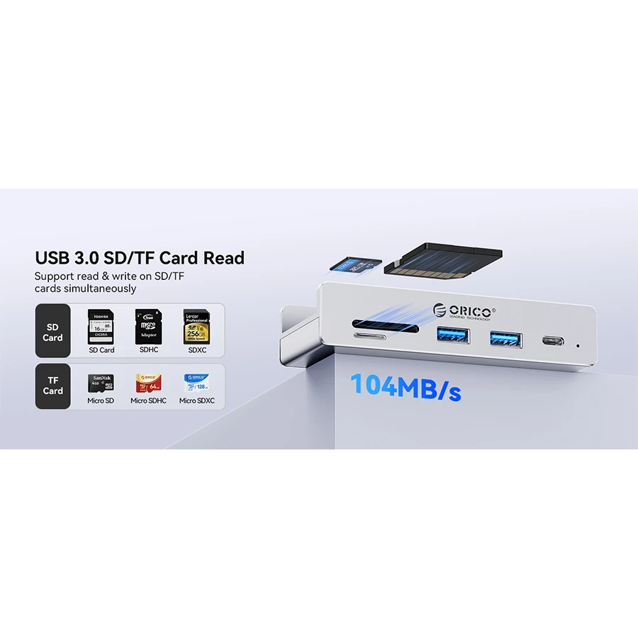 هاب هفت پورت USB-C اوریکو