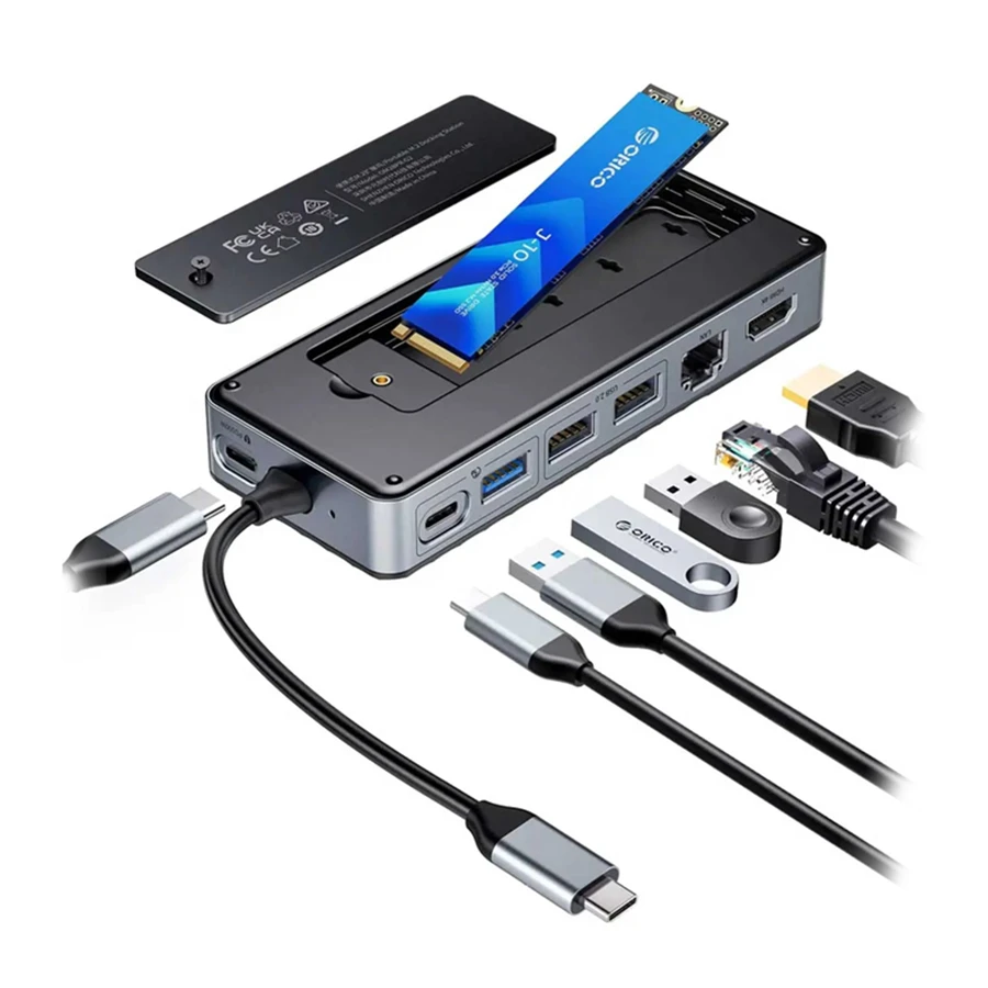 هاب هشت پورت USB-C اوریکو