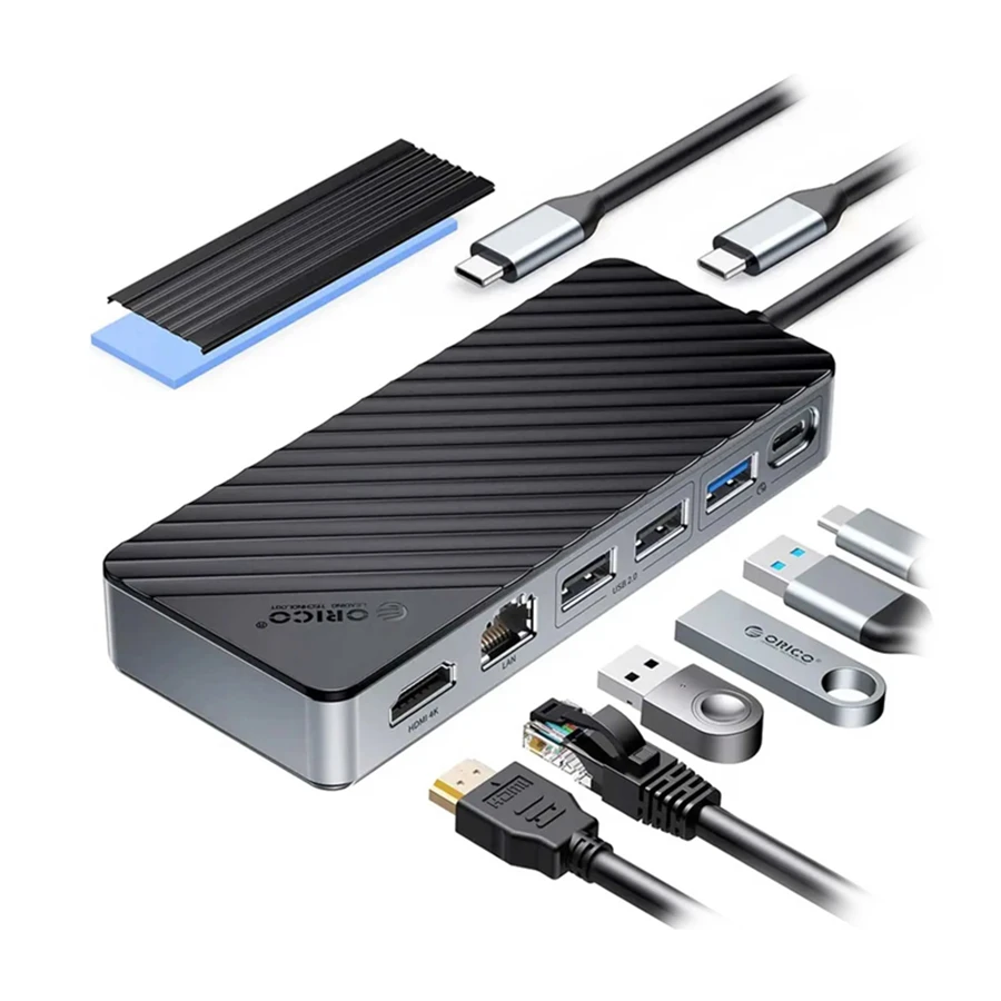 هاب هشت پورت USB-C اوریکو