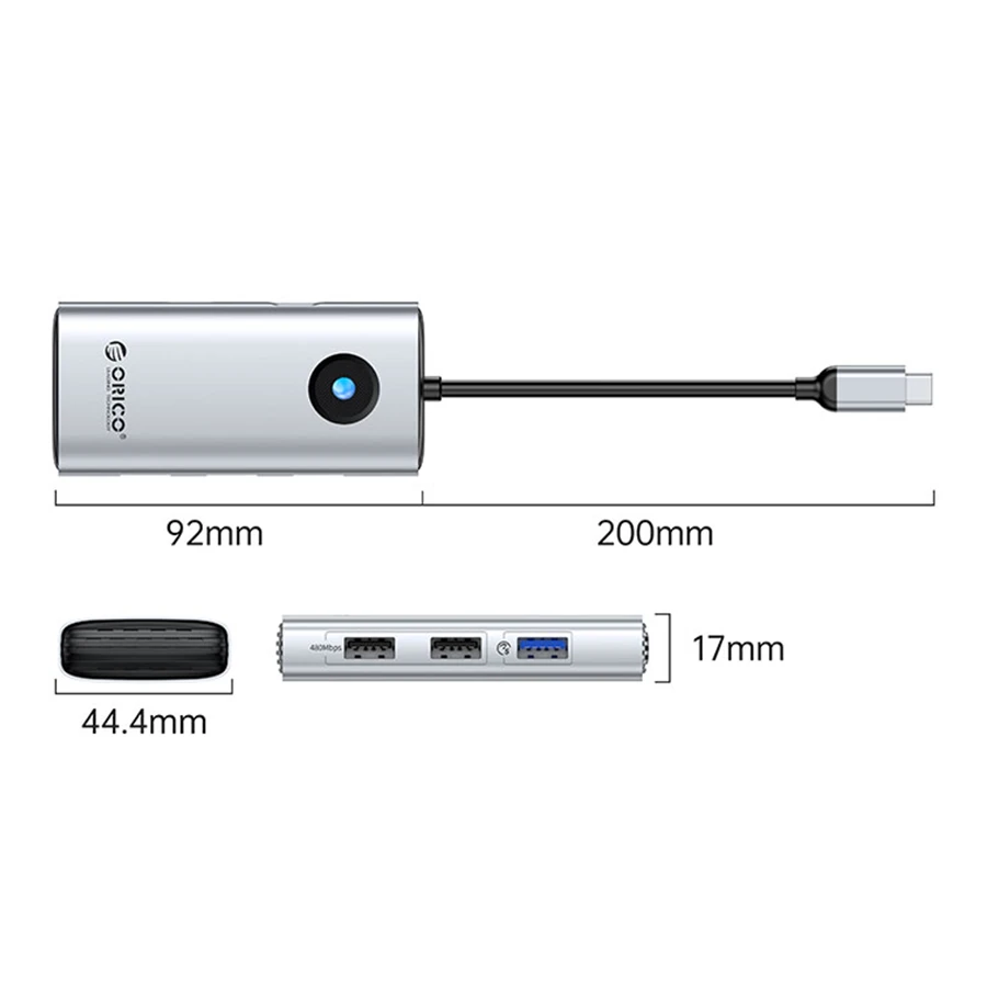 هاب پنج پورت USB-C اوریکو