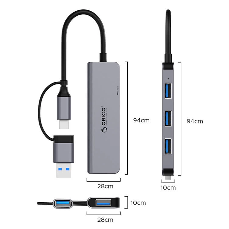 هاب چهار پورت اوریکو مدل YSA5-U3