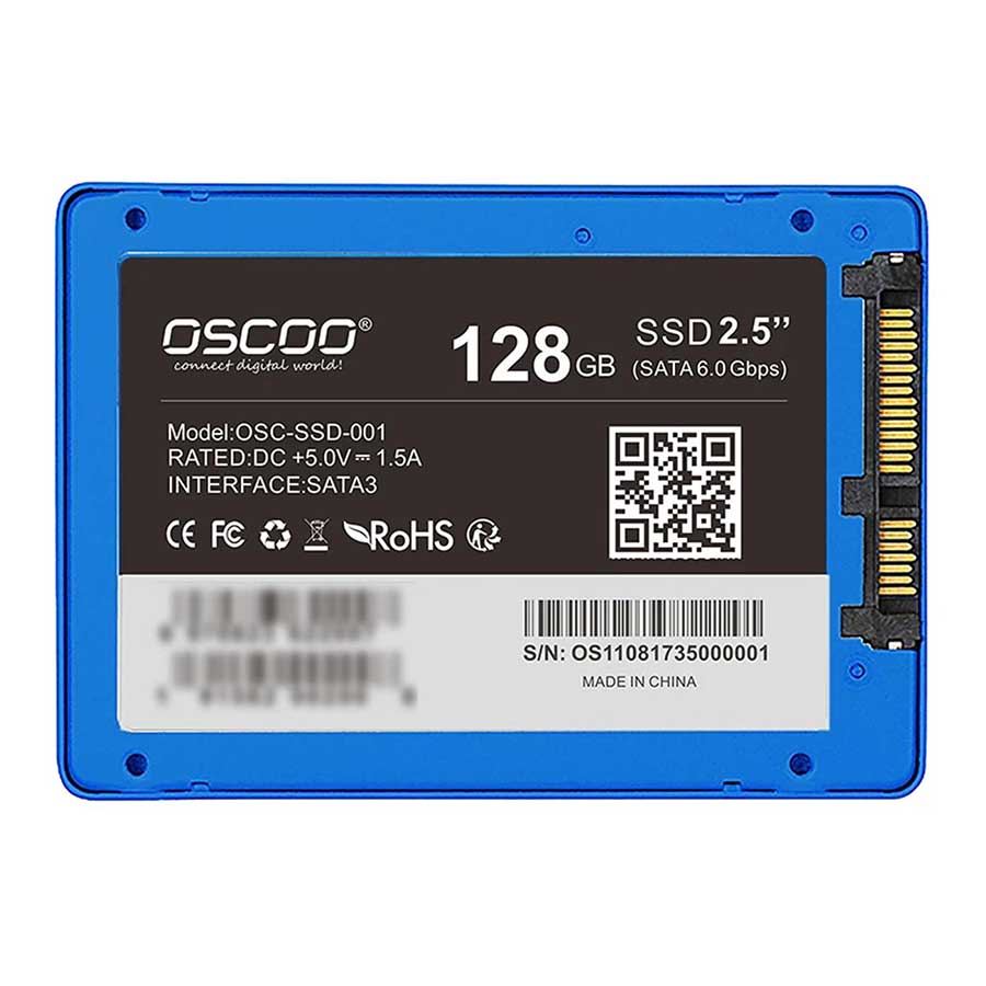 اس اس دی 128 گیگابایت 2.5 اینچ SATA اسکو مدل SSD-001 Blue