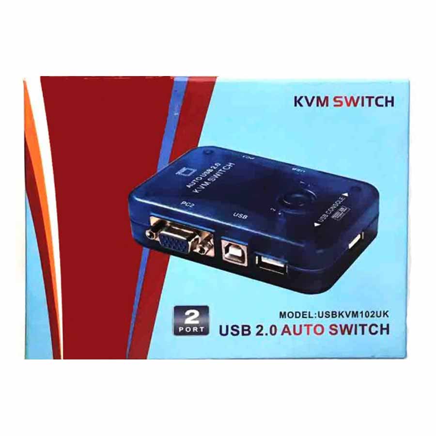 سوییچ 2 پورت KVM USB اتومات پی نت مدل 102UK